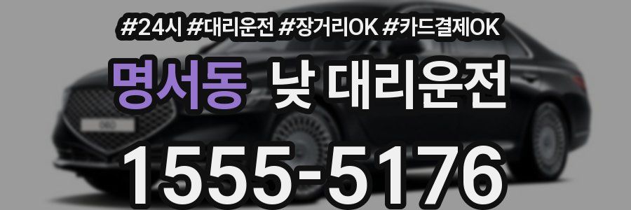 명서동 낮 대리운전