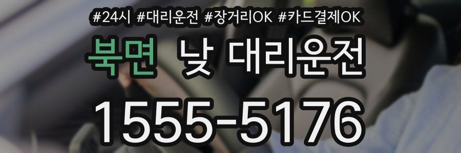 북면 낮 대리운전