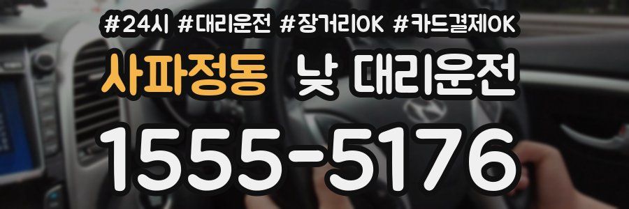사파정동 낮 대리운전