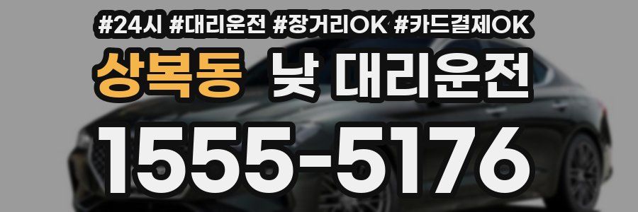 상복동 낮 대리운전