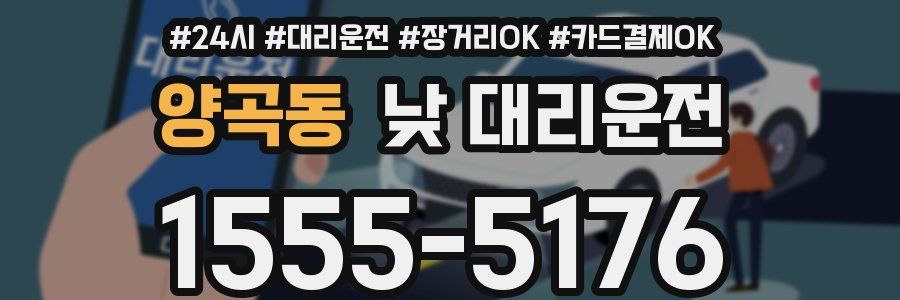 양곡동 낮 대리운전