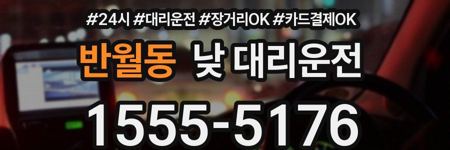 반월동 낮 대리운전