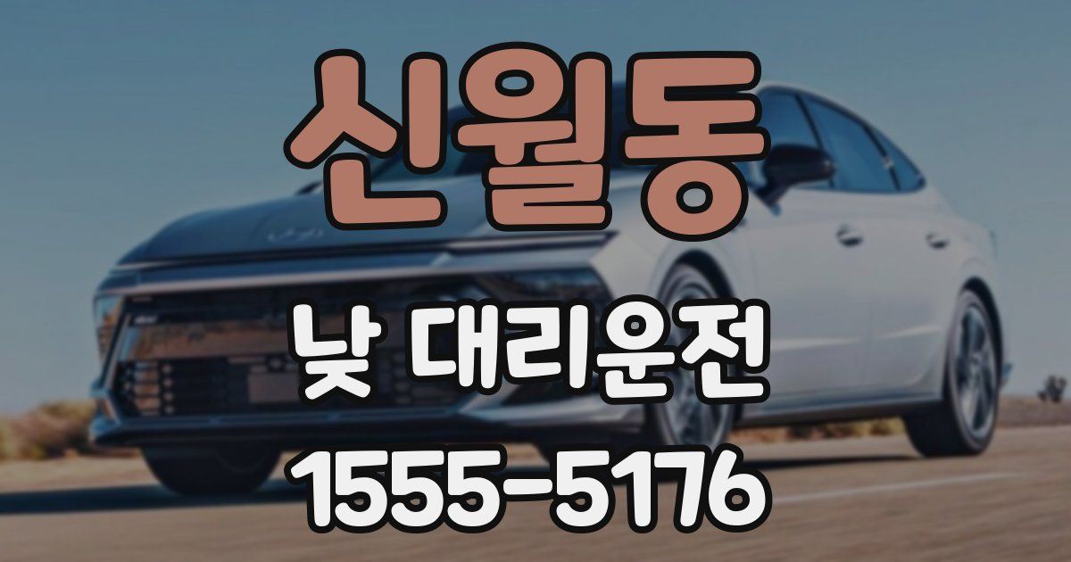 신월동 낮 대리운전