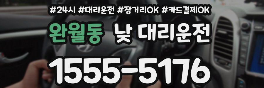 완월동 낮 대리운전