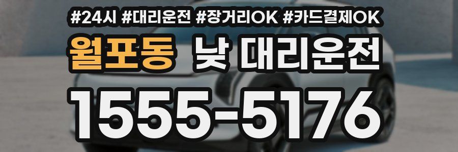 월포동 낮 대리운전