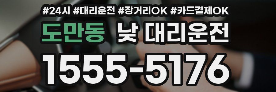 도만동 낮 대리운전