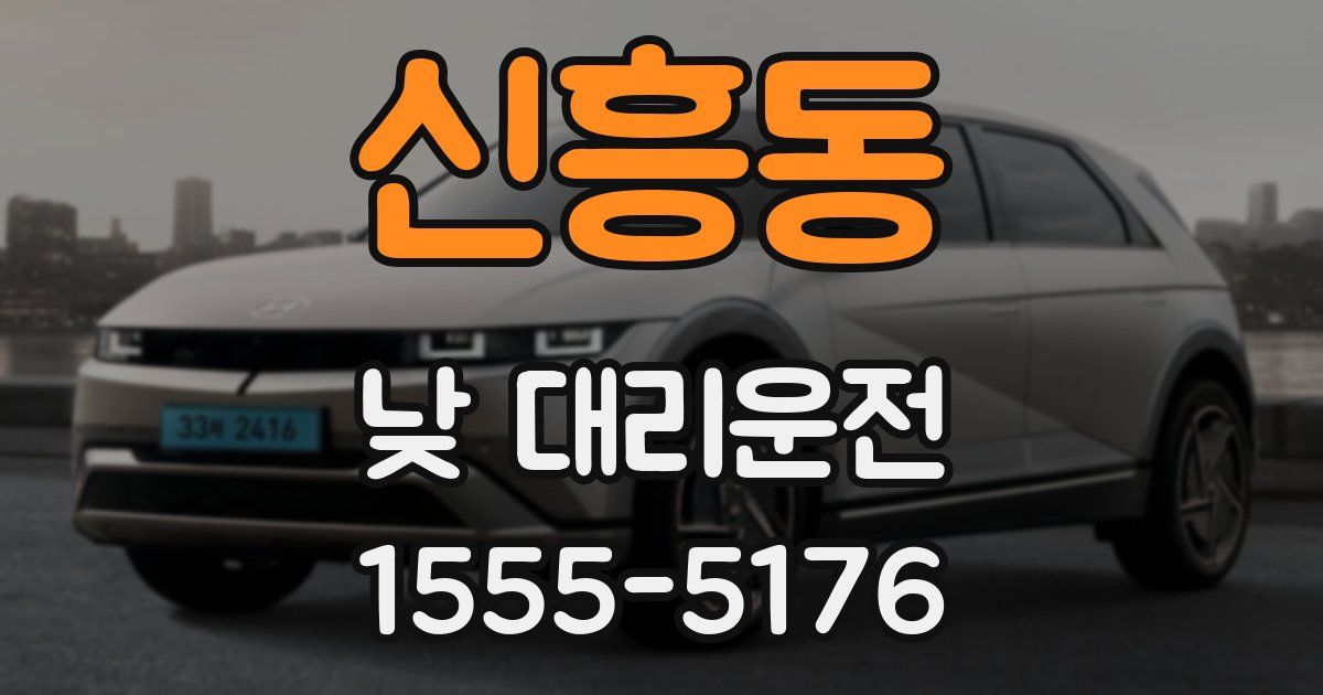 신흥동 낮 대리운전