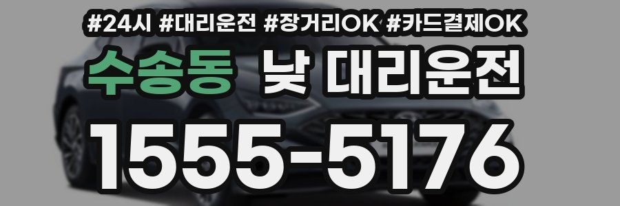 수송동 낮 대리운전