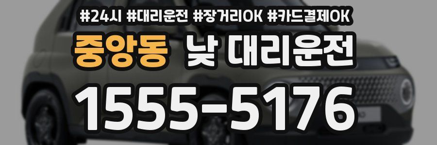 중앙동 낮 대리운전