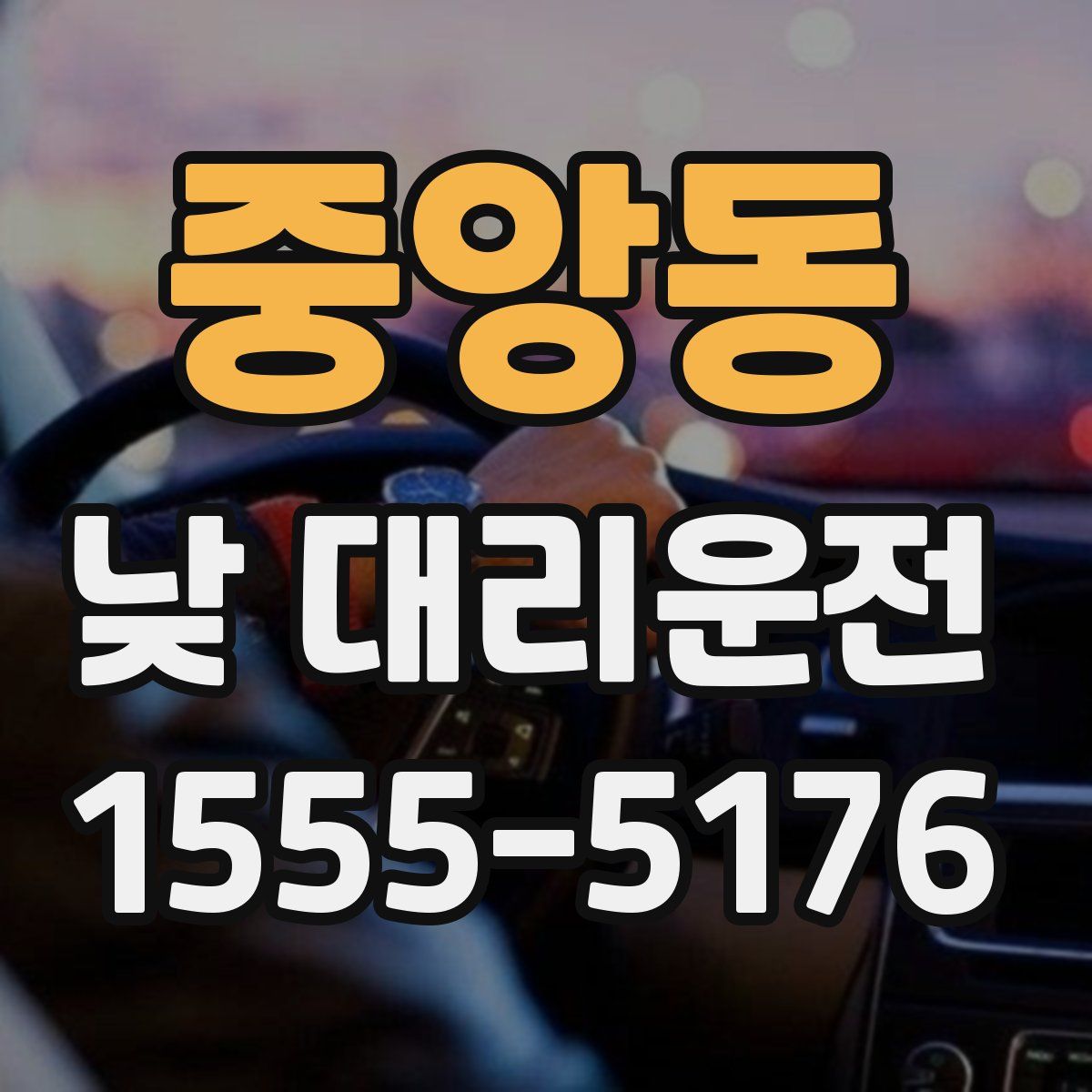 중앙동 낮 대리운전
