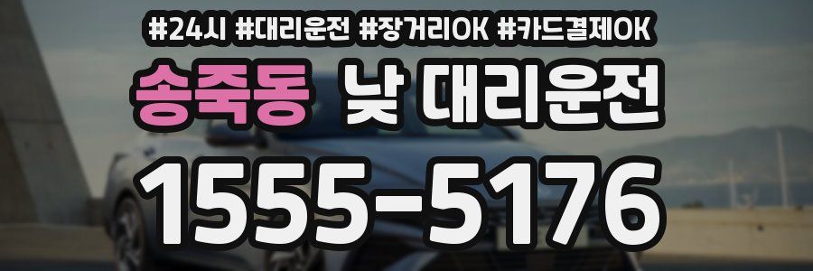 송죽동 낮 대리운전