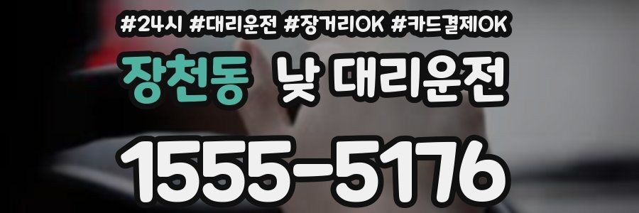 장천동 낮 대리운전