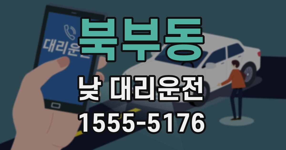 북부동 낮 대리운전