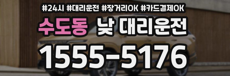 수도동 낮 대리운전