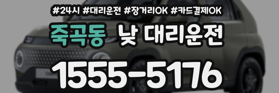 죽곡동 낮 대리운전