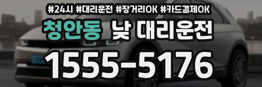 청안동 낮 대리운전