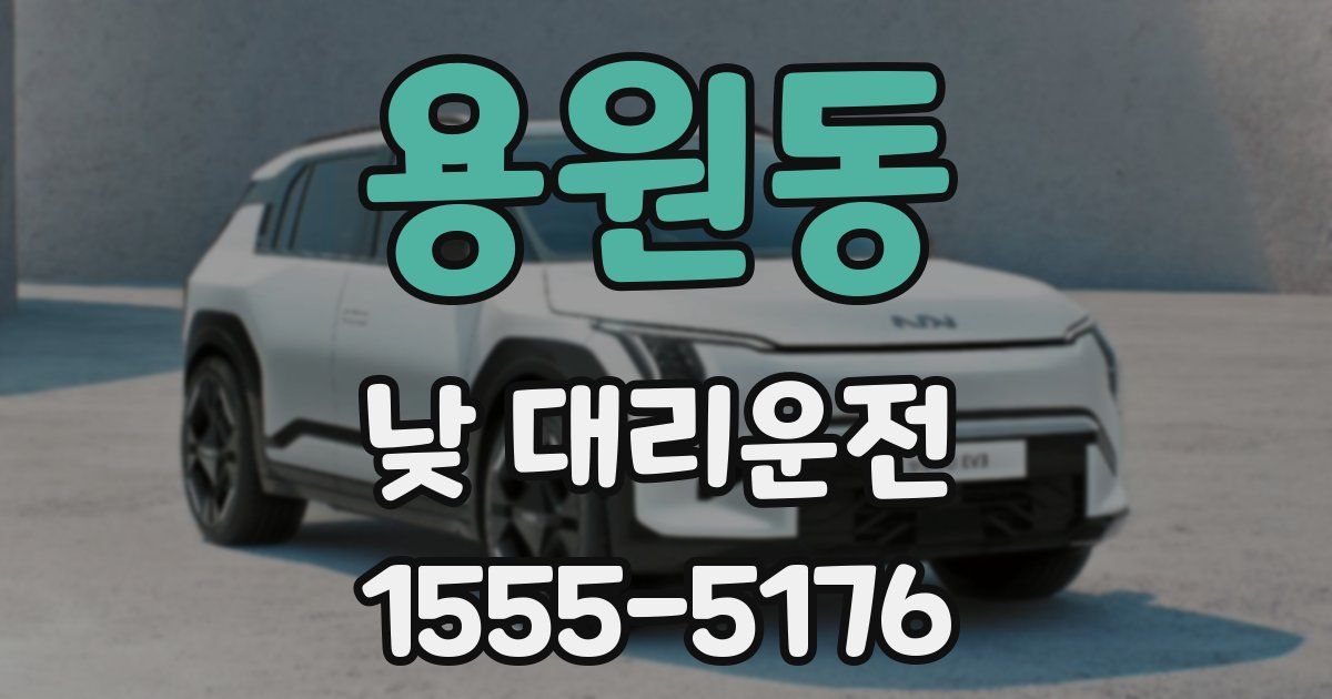 용원동 낮 대리운전