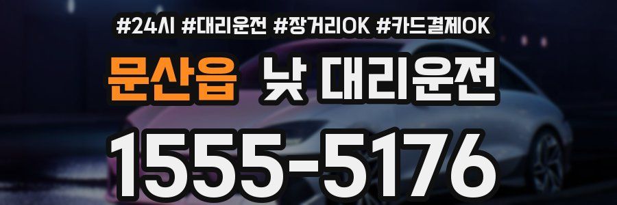 문산읍 낮 대리운전