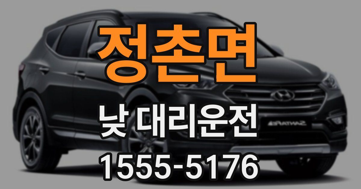 정촌면 낮 대리운전