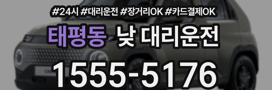 태평동 낮 대리운전