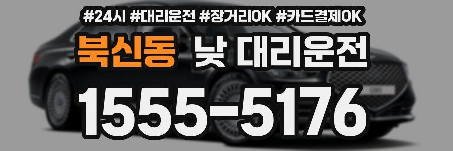 북신동 낮 대리운전