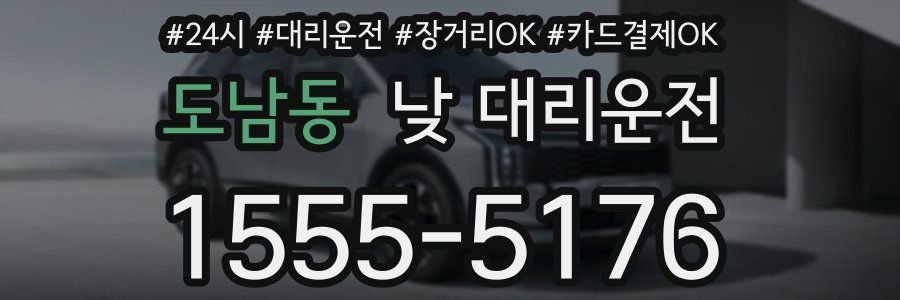 도남동 낮 대리운전