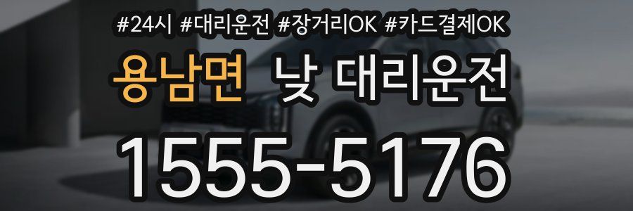 용남면 낮 대리운전