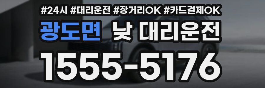 광도면 낮 대리운전