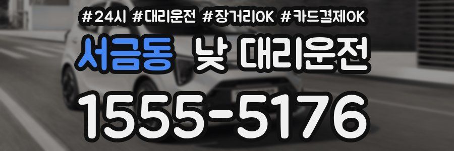 서금동 낮 대리운전