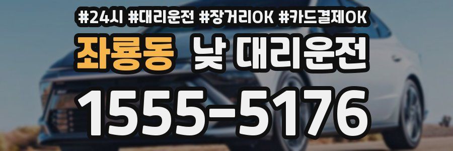 좌룡동 낮 대리운전