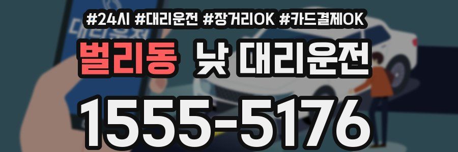 벌리동 낮 대리운전