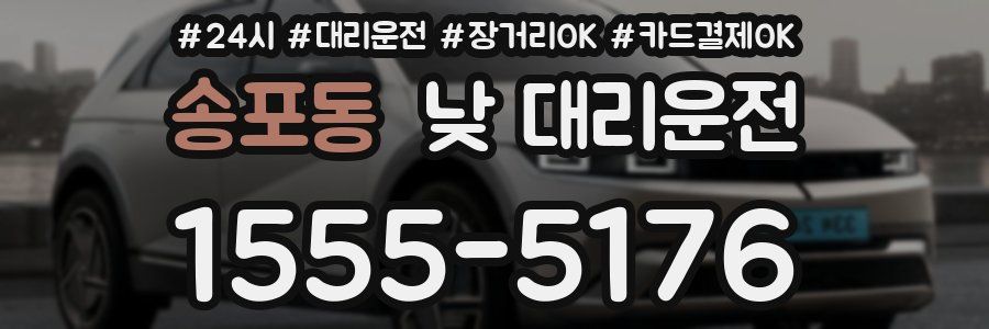 송포동 낮 대리운전