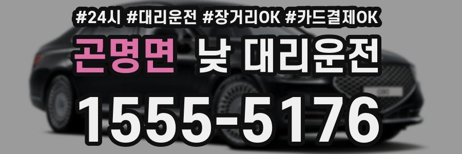 곤명면 낮 대리운전