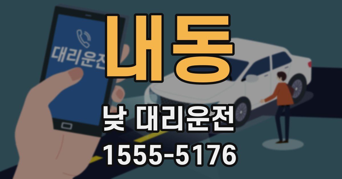 내동 낮 대리운전