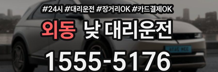 외동 낮 대리운전