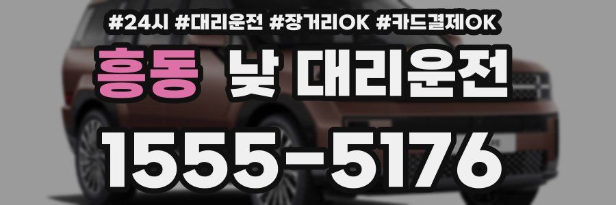 흥동 낮 대리운전
