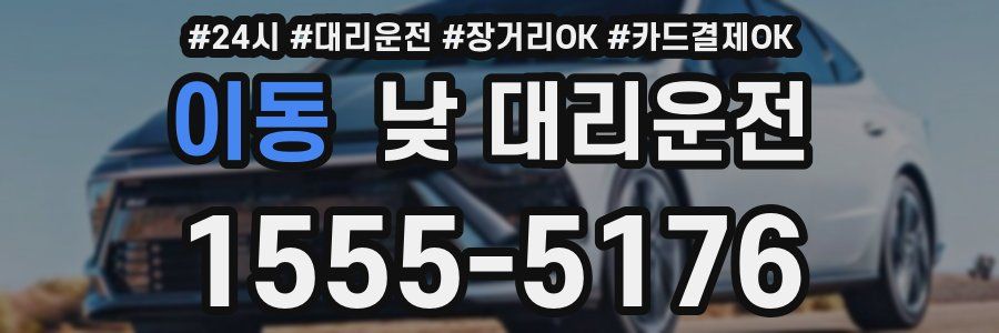 이동 낮 대리운전