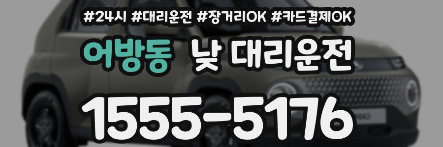 어방동 낮 대리운전