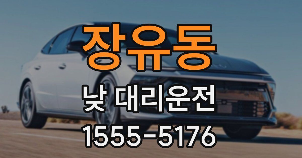 장유동 낮 대리운전