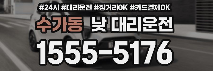 수가동 낮 대리운전