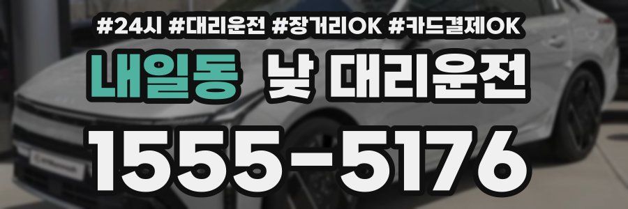 내일동 낮 대리운전