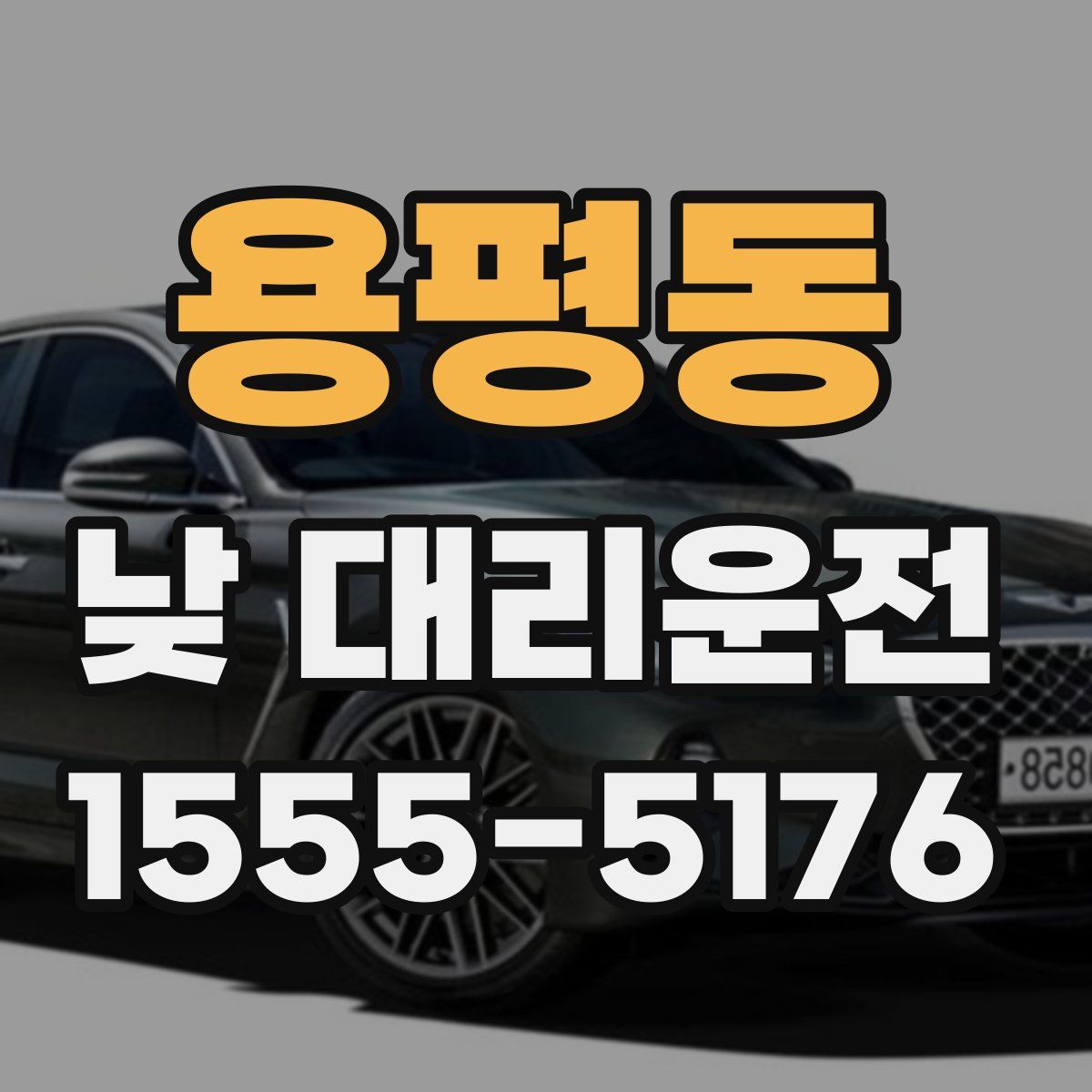 용평동 낮 대리운전