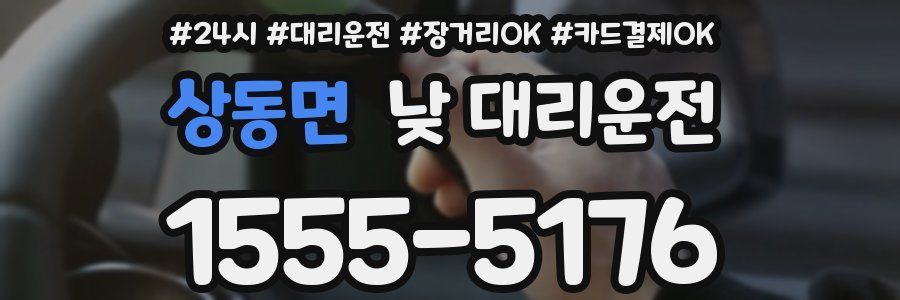 상동면 낮 대리운전
