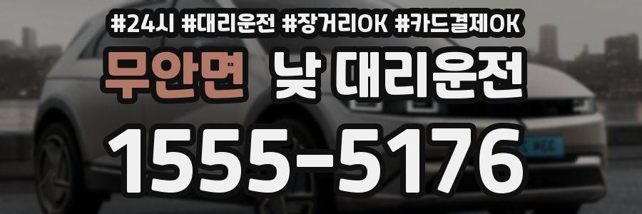 무안면 낮 대리운전