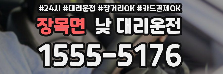 장목면 낮 대리운전