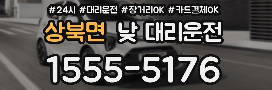 상북면 낮 대리운전