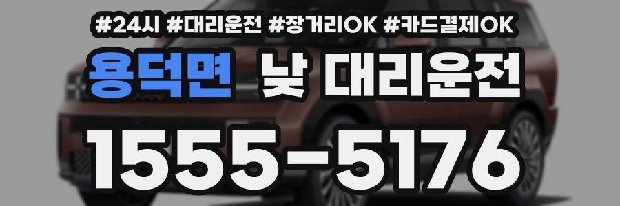 용덕면 낮 대리운전