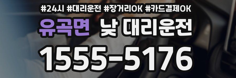 유곡면 낮 대리운전