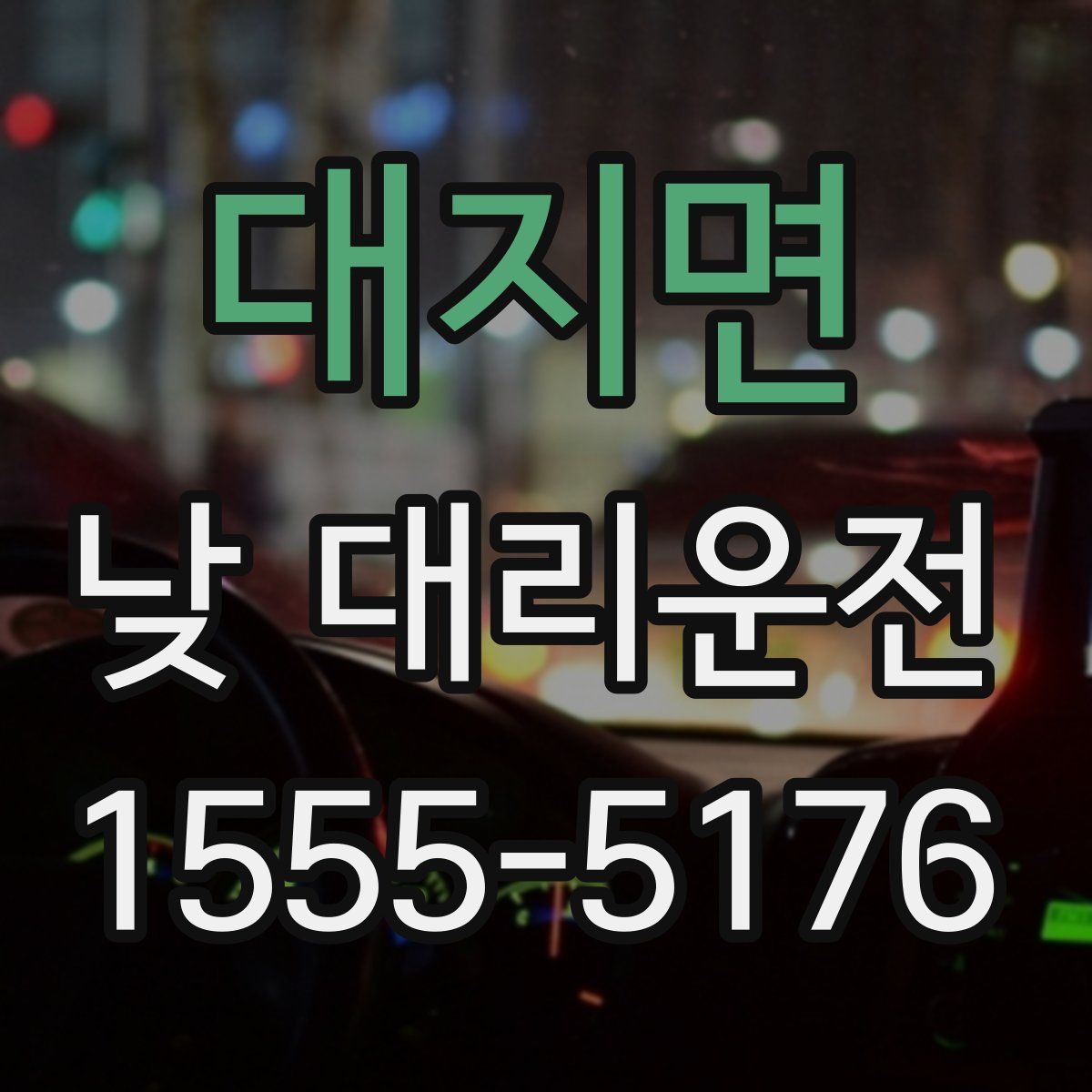대지면 낮 대리운전