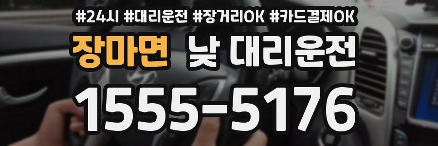 장마면 낮 대리운전